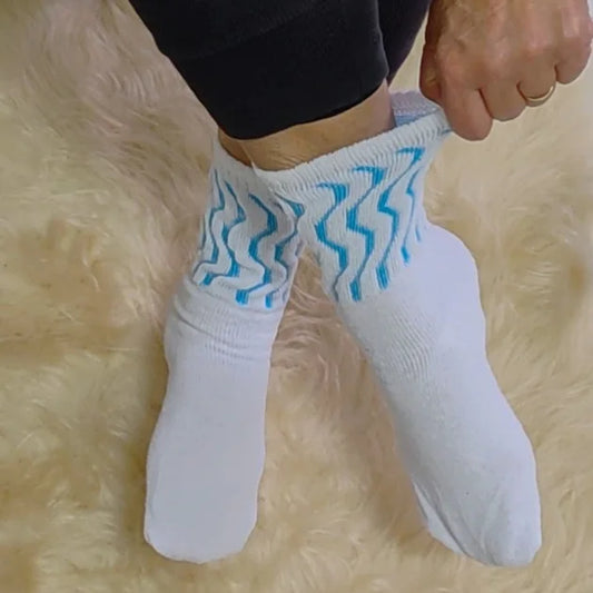 Kit 6 Pares Meias Cano Alto Aeróbica Coloridas Academia