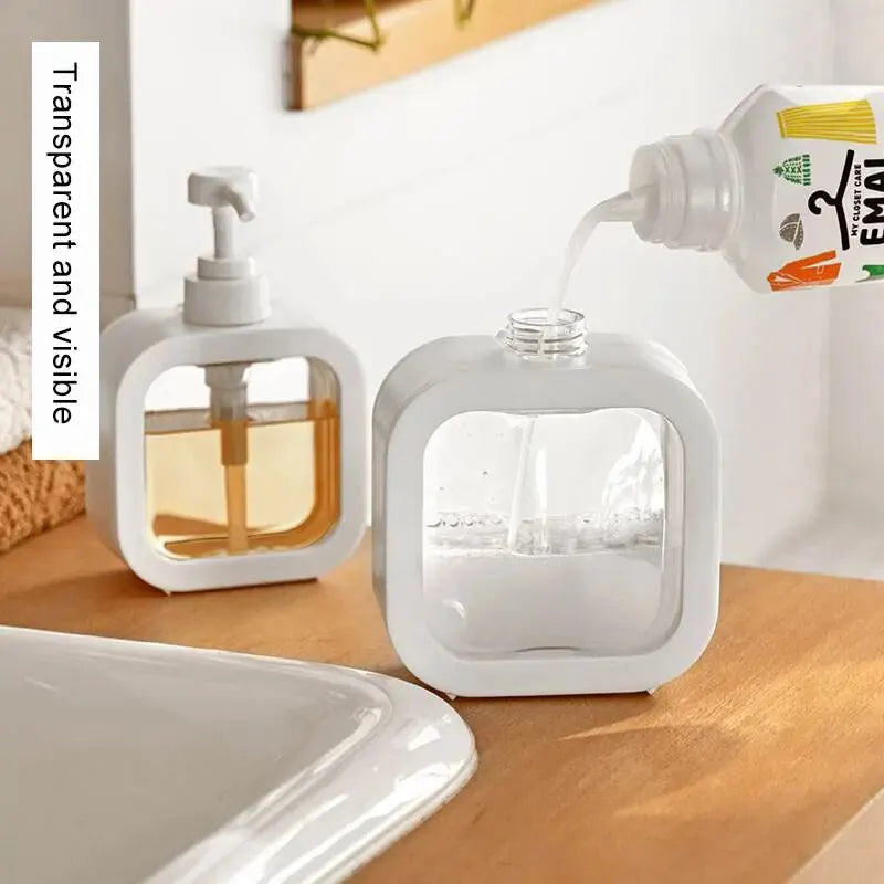 Frasco Dispensador Reutilizável de Detergente/Sabonete – 300ml ou 500ml