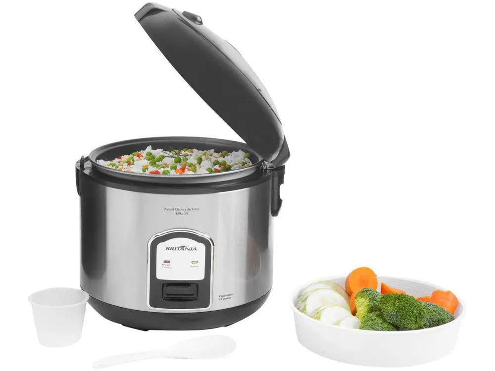 Panela Elétrica de Arroz Britânia BPA10PI 220V — 10 Xícaras