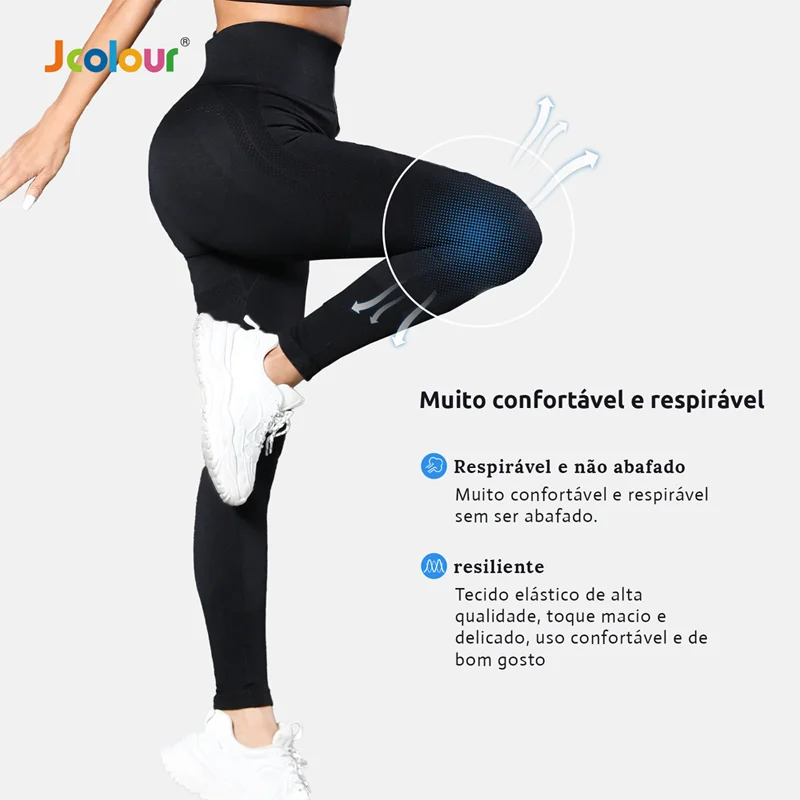 Calça Legging Esportiva Yoga Feminina Cintura Alta