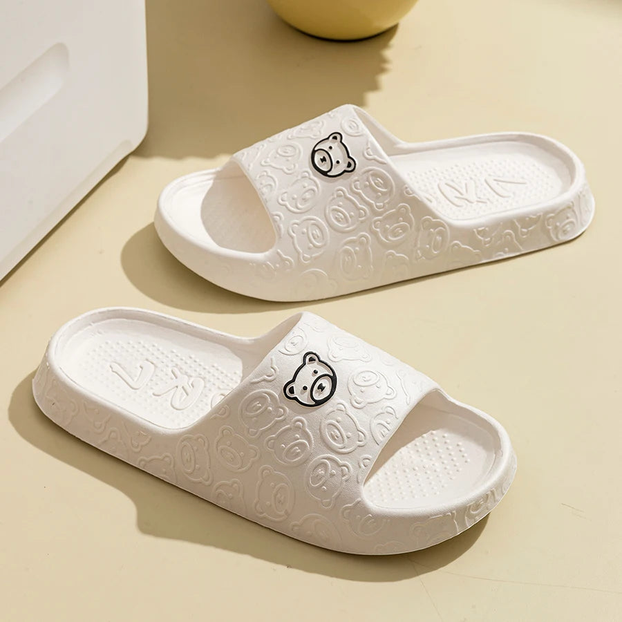 Chinelo Feminino ASIFN Estampa de Ursinho – EVA Confortável, Antiderrapante