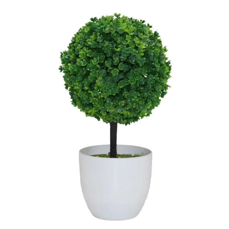 Planta Artificial Bonsai em Vaso – Decoração para Mesa, Casa, Escritório