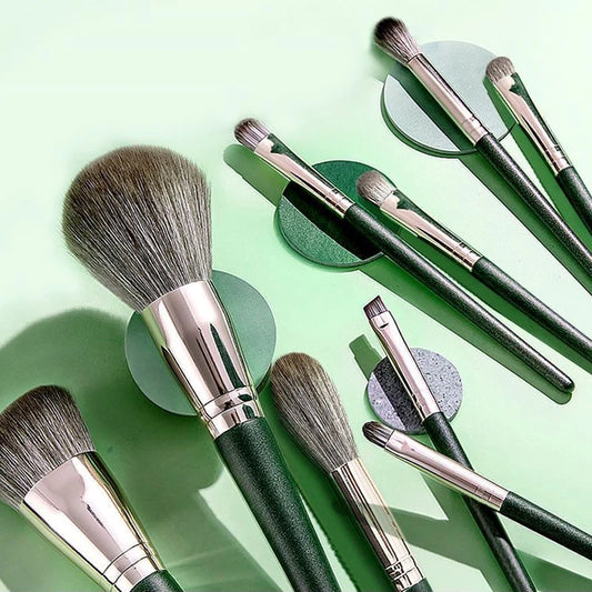 Kit de 14 Pincéis de Maquiagem – Macios, Fluffy e Multifuncionais