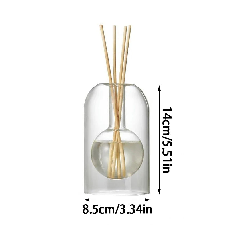 Difusor de Aromaterapia em Vidro com Varetas – Decoração Moderna