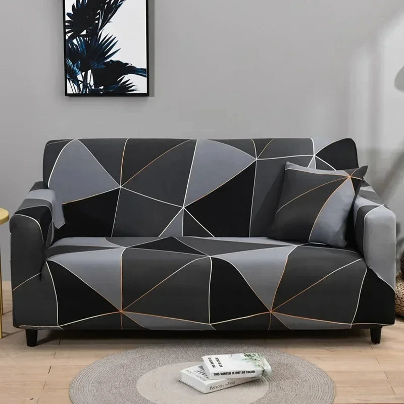 Capa de Sofá Estampada em Elastano – Protetor Decorativo