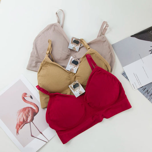 Top Feminino Cropped Lingerie Sexy com Sustentação – Sutiã Estilo Esportivo