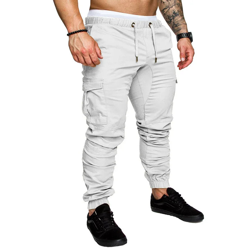 Calça Masculina Jogger Cargo KZ – Casual, Leve e com Múltiplos Bolsos | Streetwear & Fitness