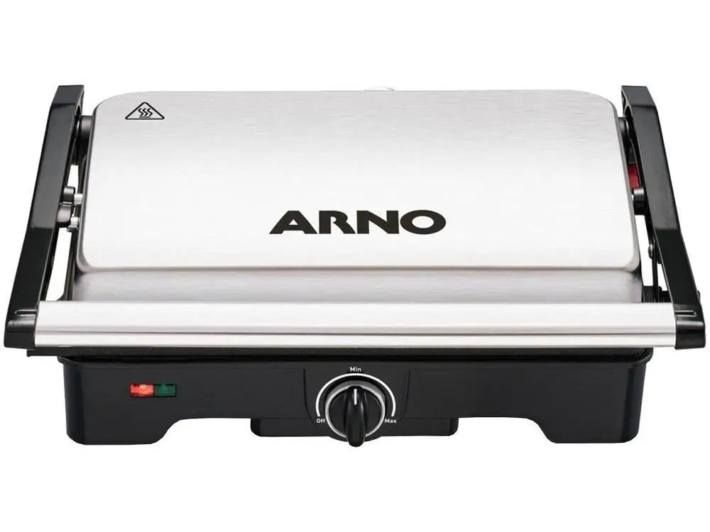 Grelha Dupla Elétrica Gnox em Aço Inox – 1100W | Arno