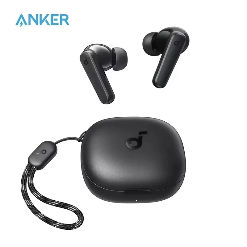 Fones de Ouvido Bluetooth Anker – Intra-auricular com Estojo de Carga – Sem Cancelamento Ativo de Ruído