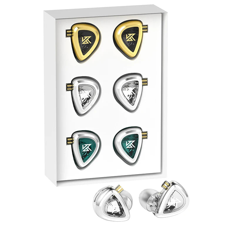 Fone de Ouvido In-Ear KZ EDA – Kit 3 Pares (Bass / Balanced / Hi-Res)