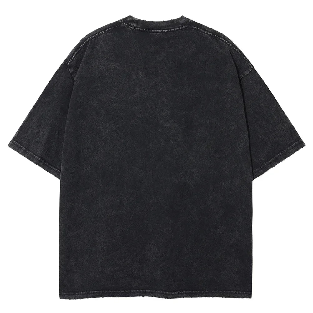 Camiseta Unissex Oversized Estilo Harajuku – Estampa One Piece