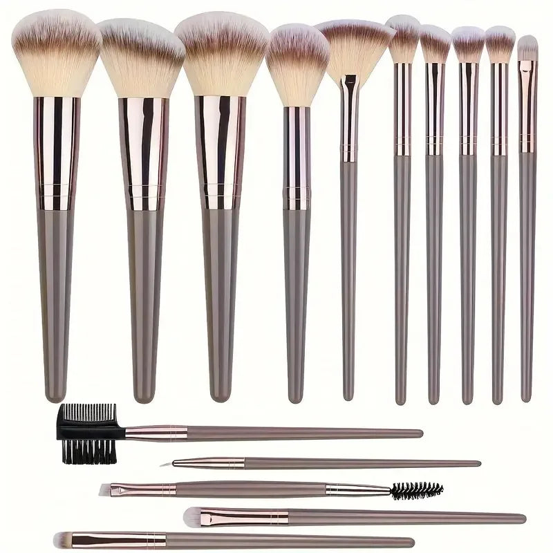 Kit de Pincéis de Maquiagem Profissional – 3 a 20 Peças