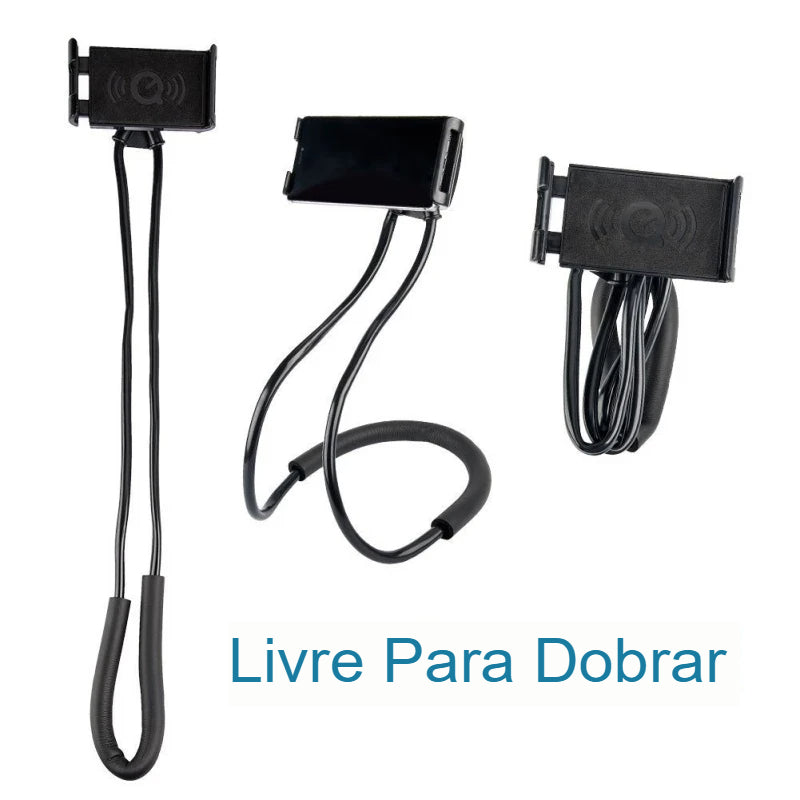 Suporte Articulado para Celular – Flexível, Ajustável e com Rotação 360°
