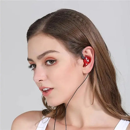 Fone de Ouvido com Fio QKZ AK6 – Hifi Esportivo com Microfone Integrado