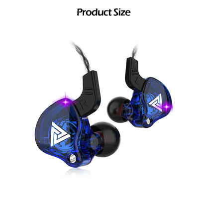 Fone de Ouvido com Fio QKZ AK6 – Hifi Esportivo com Microfone Integrado