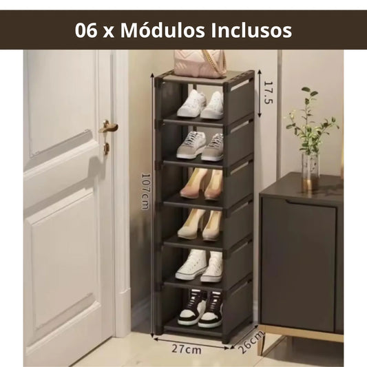 Sapateira Compacta Desmontável de 7 Andares
