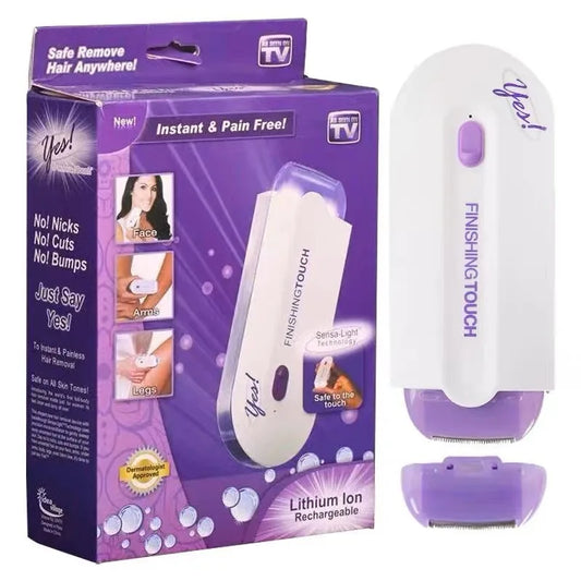Depilador Recarregável Facial e Corporal – Portátil, Indolor e Unissex