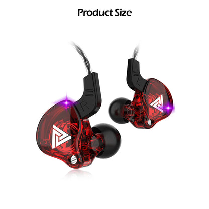 Fone de Ouvido com Fio QKZ AK6 – Hifi Esportivo com Microfone Integrado