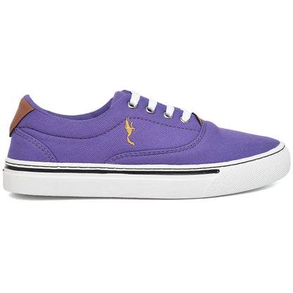 Tênis Feminino Polo Blu Purple Cano Baixo com Relógio Digital