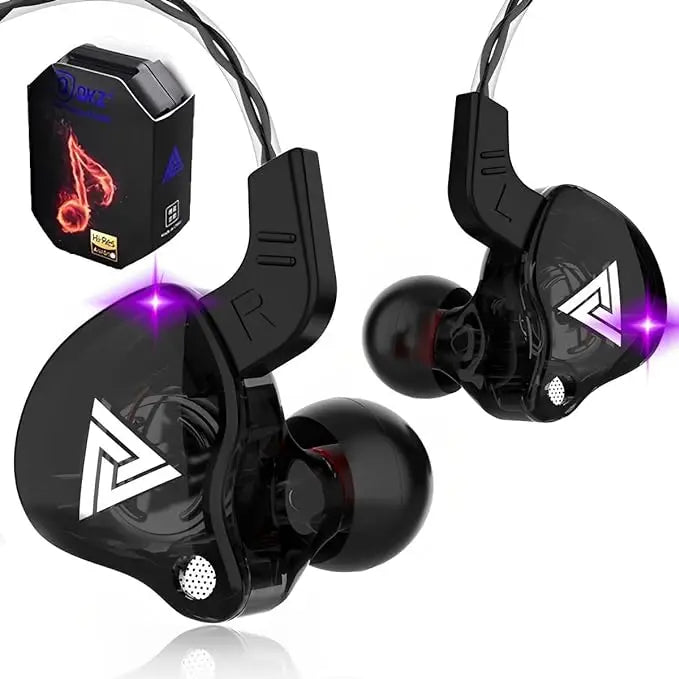 Fone de Ouvido com Fio QKZ AK6 – Hifi Esportivo com Microfone Integrado