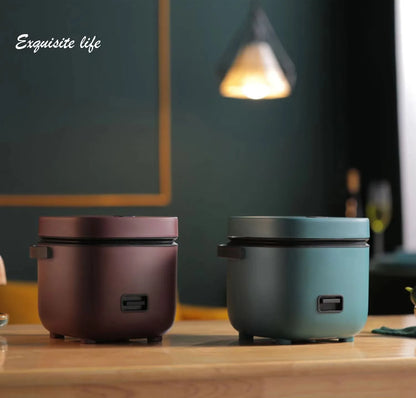 Panela Elétrica de Arroz Mini 1.2L – Para 1 a 2 Pessoas | Função Aquecimento e Vapor