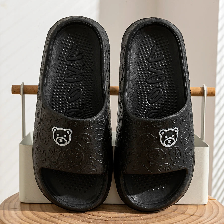 Chinelo Feminino ASIFN Estampa de Ursinho – EVA Confortável, Antiderrapante