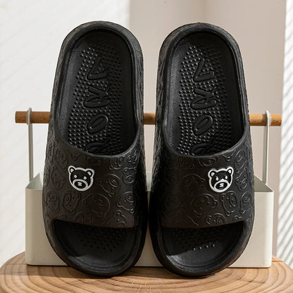 Chinelo Feminino ASIFN Estampa de Ursinho – EVA Confortável, Antiderrapante