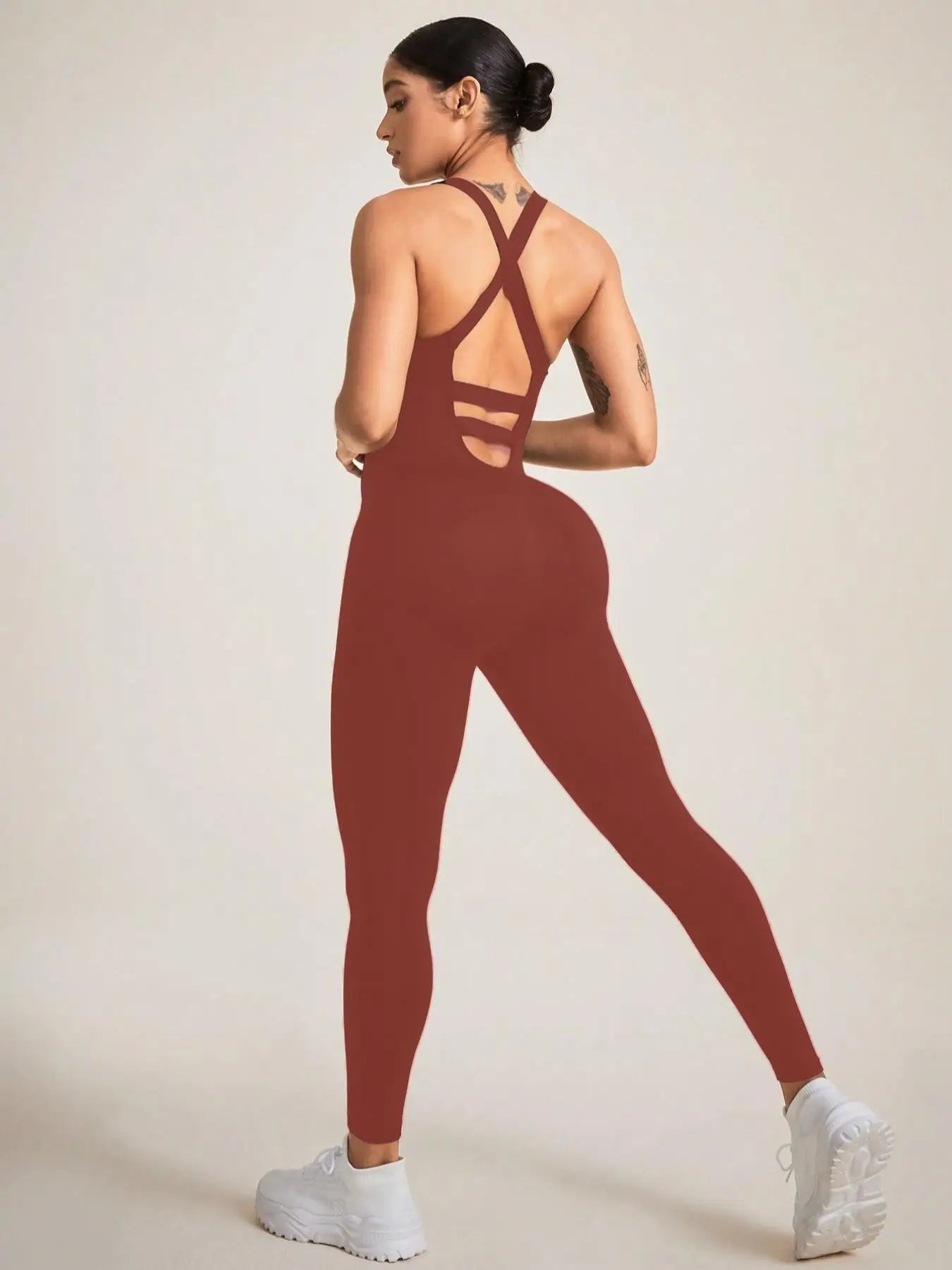 Body Modelador Feminino Sem Costura – Alças Cruzadas, Controle de Abdômen