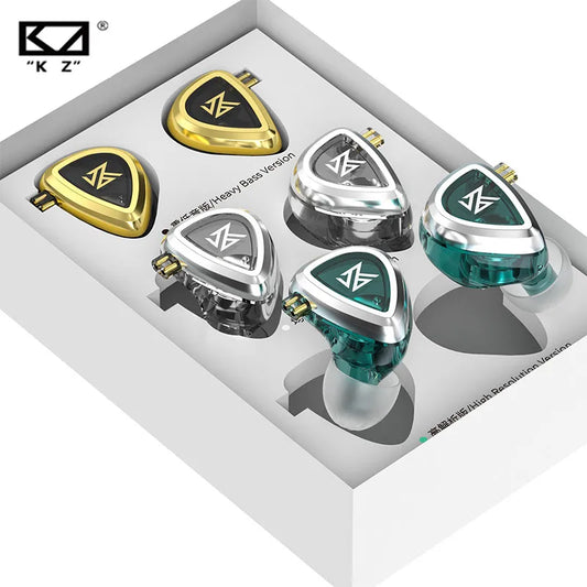 Fone de Ouvido In-Ear KZ EDA – Kit 3 Pares (Bass / Balanced / Hi-Res)
