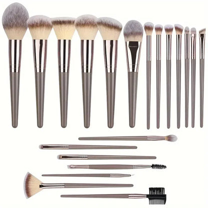 Kit de Pincéis de Maquiagem Profissional – 3 a 20 Peças