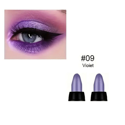 Delineador Colorido Glitter 16 Cores – Efeito Perolado, À Prova d’Água