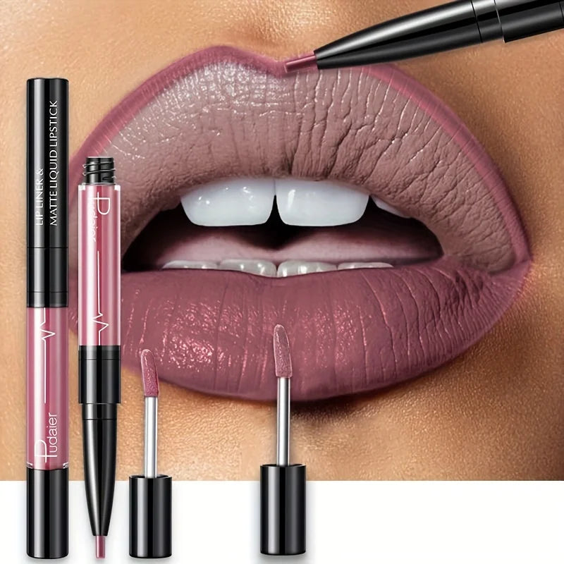 Lápis de Contorno Labial à Prova d’Água – Alta Precisão e Longa Duração