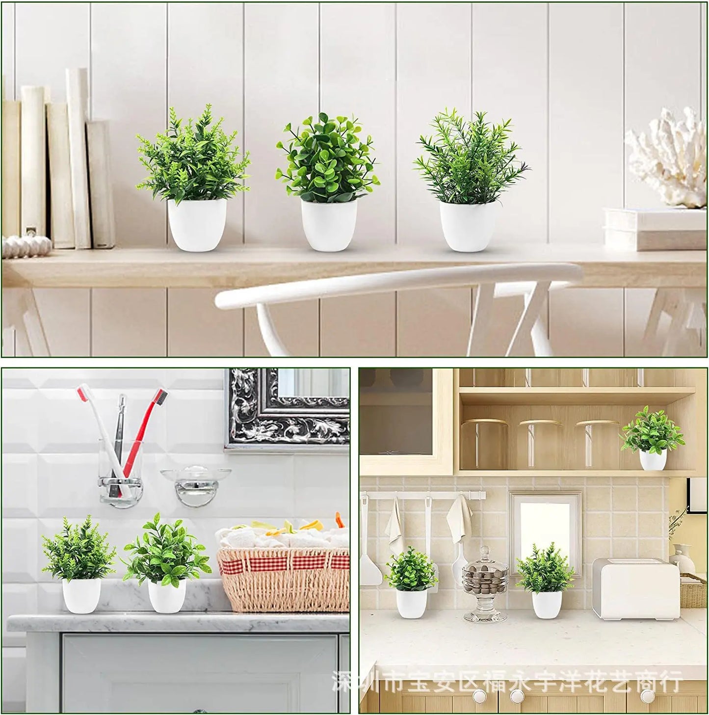 Bonsai Artificial Decorativo em Vaso