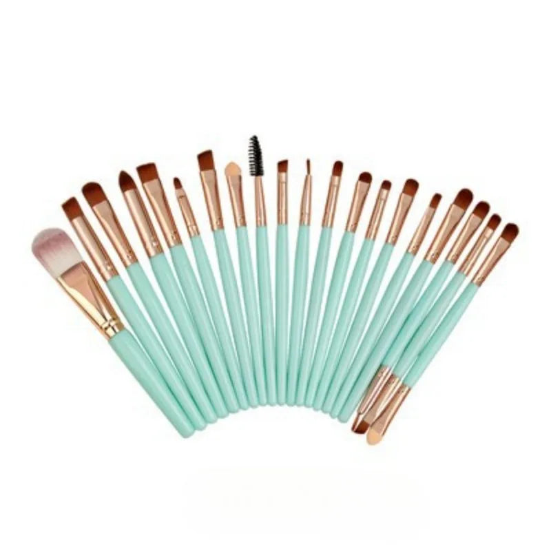 Kit 20 Pincéis para Olhos – Pincéis de Sombra e Delineador