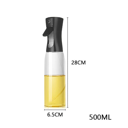 Borrifador de Óleo 200/300/500ml – Frasco Pulverizador para Cozinha