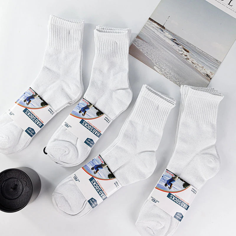 Kit 12 Pares de Meias Masculinas Cano Médio – Algodão Reciclado | Tamanho 40–46