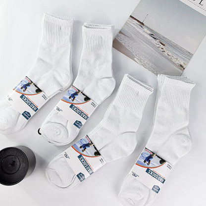Kit 12 Pares de Meias Masculinas Cano Médio – Algodão Reciclado | Tamanho 40–46