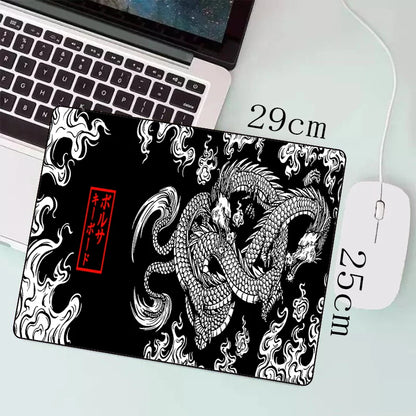 Mousepad Gamer Japonês XXL – Dragão Estilo Anime | Antiderrapante