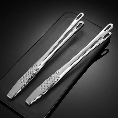 Pinça de Cozinha em Aço Inoxidável – Ideal para Churrasco, Grelhados e Serviço de Alimentos – 24cm ou 28cm