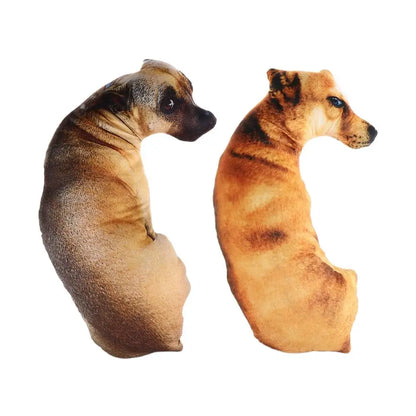 Almofada Decorativa 3D Realista – Formato de Cachorro