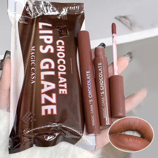 Conjunto 5 Batons Líquidos Chocolate – Efeito Matte Aveludado