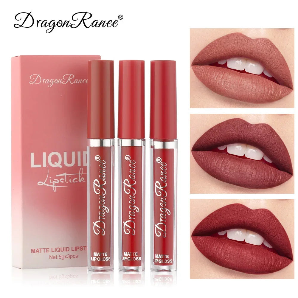 Kit 3 Batons Líquidos Matte Longa Duração