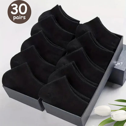 Meias Masculinas Cano Baixo Antiodor – Pacote com 10/20/30/40/50 Pares