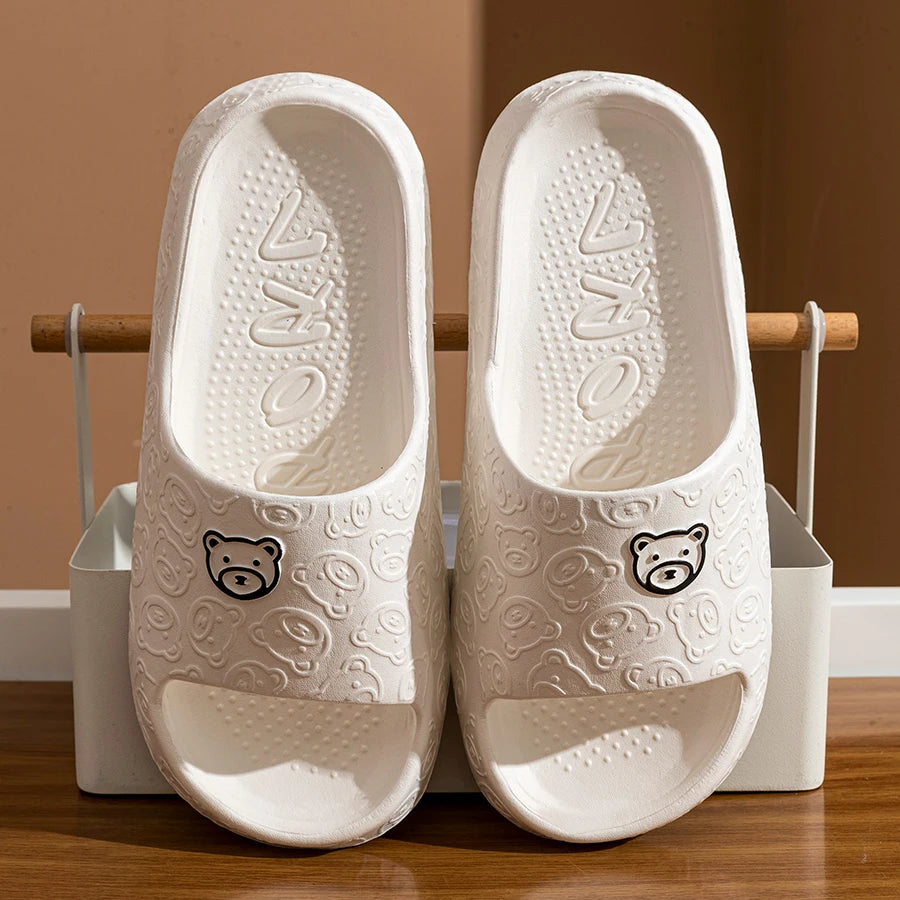 Chinelo Feminino ASIFN Estampa de Ursinho – EVA Confortável, Antiderrapante