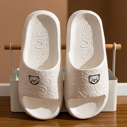 Chinelo Feminino ASIFN Estampa de Ursinho – EVA Confortável, Antiderrapante