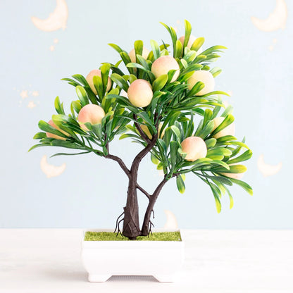 Planta Artificial Bonsai em Vaso – Decoração para Mesa, Casa, Escritório
