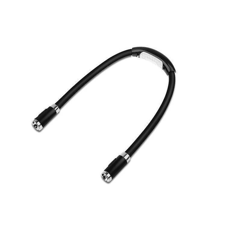 Luz de Leitura Flexível para Pescoço – 4 LEDs Ajustáveis