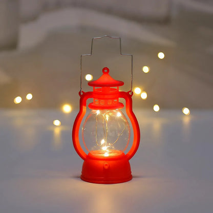 Castiçal Retro em Forma de Lampião – Iluminação Decorativa LED