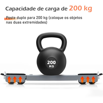Suporte Universal Ajustável para Geladeira, Máquina de Lavar e Móveis