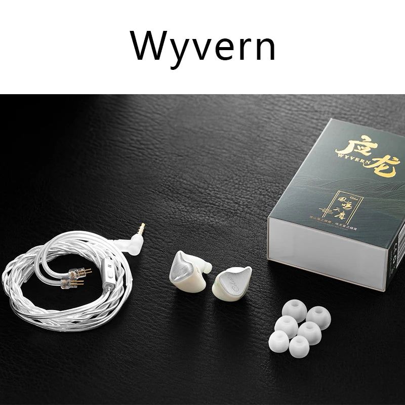 Kinera Celest Wyvern PRO / Wyvern IEM Audio – Fone de Ouvido In-Ear com Microfone Removível
